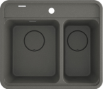 Virtuvės plautuvė Deante Momi ZKM_T503, 600 x 520 x 229