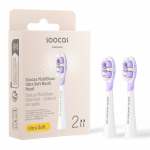 SOOCAS NEOS II Keičiama &scaron;epetėlio galvutė Ultra Soft, White (2 galvutės pakuotėje)