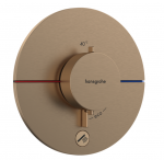 Potinkinis termostatinis mai&scaron;ytuvas Hansgrohe ShowerSelect Comfort S, 15562140, &scaron;lifuotos bronzos