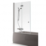 Vonios sienelė BRASTA GLASS Berta, 100x150cm, skaidrus