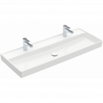 Dvigubas praustuvas Villeroy&Boch Collaro 4A33C1RW (Stone White CeramicPlus) 120 cm