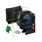 Kombinuotas lazeris Bosch GCL 2-50 G PROFESSIONAL 0601066M00, su 4 X baterijomis (AA), sukamuoju laikikliu RM 10