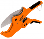 Plastikinių vamzdžių žirklės . Tvirtas metalinis korpusas, nerūdijančio plieno geležtė, Vamzdžiams iki 63 mm. Terk&scaron;linis mechanizmas. Truper&reg;