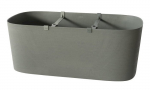 Tera 78x38x30cm lovelis su drėkinimo sistema Kos 78, &scaron;viesiai pilkos spalvos