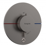 Potinkinis termostatinis mai&scaron;ytuvas Hansgrohe ShowerSelect Comfort S, 15562340, &scaron;lifuoto juodo chromo