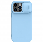 Dėklas Nillkin CamShield Silky Magnetic Silicone Apple iPhone 14 Plus &scaron;viesiai mėlynas