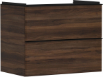 Spintelės korpusas Hansgrohe Xelu Q 54030670, tamsiai ruda, rankenos apdaila matinė juoda