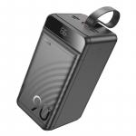 I&scaron;orinė baterija Power Bank Hoco J123D 22.5W+PD20W 90000mAh juoda