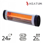 Infraraudonųjų spindulių &scaron;ildytuvas Heatum H2000 OPTIM