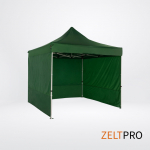 Prekybinės palapinės stogas ir sienos (4 vnt.) komplektas 3x3 Žalia Zeltpro TITAN
