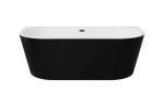 Vonia Besco Vica New Black&White, #WAS-17VNBCZ, 170 x 80 cm, su ply&scaron;iniu perpylimo mechanizmu ir Click-Clack