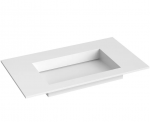 Praustuvas Kame CORIAN 2, CN802465-BS, 80 cm, balta matinė
