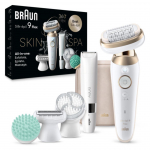 Epiliatorius Braun Silk&bull;&eacute;pil 9 Flex SkinSpa, SES9-481, baltas