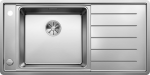Virtuvinė plautuvė Blanco ANDANO XL 6 S-IF 523000 (su ekscentriniu ventiliu), dubuo kairėje