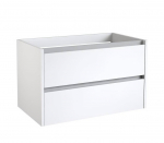 Apatinė spintelė po praustuvu KAME CITY BU/8-3DR/D1P1, Balta blizgi