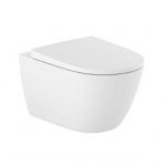 Pakabinamas unitazas Roca Ona Rimless, A346687000+A801E12001, su dangčiu