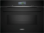 Įmontuojama orkaitė Siemens CM776GKB1, su mikrobangų funkcija