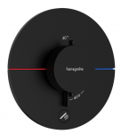 Potinkinis termostatinis mai&scaron;ytuvas Hansgrohe ShowerSelect Comfort S, 15562670, juodas matinis