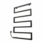 Elektrinis rank&scaron;luosčių džiovintuvas Kosser Zeta 900x550 EL, su laikmačiu, juodas (laidas kairėje)