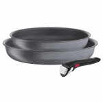 Keptuvių komplektas Tefal L3969102 Ingenio Natural Force, 3 dalys +rankena