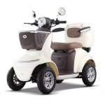 Elektrinis keturratis/ mopedas/ motoroleris Lunar QS, 1000W, 20AH, Lead Acid EEC, baltas