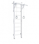 Medinė &scaron;vedi&scaron;ka gimnastikos sienelė SANRO Eco 1, balta 235,5-270x51cm, 02676