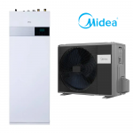 MIDEA M-Thermal Arctic 8.30-8.40 kW &scaron;ilumos siurblys oras-vanduo su integruotu boileriu, MHA-V8W/D2N8-B2+HBT-A100/190CDS90GN8-B