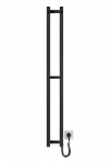 Elektrinis rank&scaron;luosčių džiovintuvas Hygge Slim 117x14 cm, HF-SLIM-1170140-BM, juodas matinis