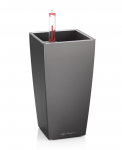 Vazonas su savaiminio drėkinimo sistema LECHUZA MINI CUBI, 18123, antracito metalinė