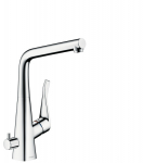 Virtuvinis mai&scaron;ytuvas su uždarymo ventiliu Hansgrohe Metris M71 73899000