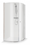 Du&scaron;o kabina Baltijos Brasta Katarina 90x90 cm, satin stiklas