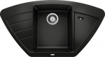 Virtuvinė kampinė plautuvė Blanco ZIA 9 E 526031, juoda