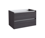 Apatinė spintelė po stalvir&scaron;iu KAME CITY BUC/8-3DR/1P1, Juodas ąžuolas, 80 cm