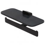 Dvigubas tualetinio popieriaus laikiklis su lentynėle Geesa 919948-06-M6