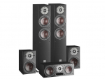 Namų kino rinkinys 5.0 DALI OBERON 5/1/VOKAL, juoda