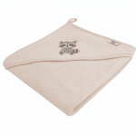 Bocioland rank&scaron;luostis su gobtuvu frotinis 80x80 kreminis me&scaron;kėnas BL217