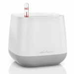 Vazonas su savaiminio drėkinimo sistema LECHUZA Yula white/gray, 13862