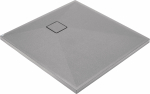 Du&scaron;o padėklas Deante Correo KQR_S42B, 80x80, metallic grey
