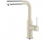 Plautuvės mai&scaron;ytuvas su i&scaron;traukiama žarna Helika Supra 5383 Silicsana 111 dramblio kaulo