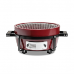Stalo grilis Kamado BONO Hibachi EVO, apvalus, Royal Red, EVO12SQRR