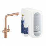 Plautuvės mai&scaron;ytuvas su filtro funkcija Grohe 31454DL1, &scaron;iltas, &scaron;lifuotas saulėlydis