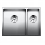 Įmontuojama nerūdijančio plieno plautuvė BLANCO CLARON 340/180-U, 521609 dubuo kairėje