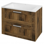 Pakabinama vonios spintelė su praustuvu Sapho AMIA AM061+MA060, 60x46cm