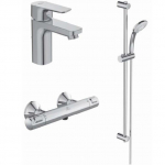 Du&scaron;o, termostatinio du&scaron;o mai&scaron;ytuvo ir praustuvo mai&scaron;ytuvo komplektas Ideal Standard Ceratherm T25 3IN1, BD009AA, chromo