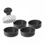 Spaustuvas mėsai GUSTA "Mini Hamburger", 5 dalys