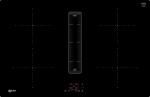 Įmontuojama indukcinė kaitlentė su integruotu gartraukiu Neff T48CB1AX2, 80 cm