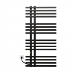 Elektrinis rank&scaron;luosčių džiovintuvas Kosser Brash 1200x600/16 EL, su laikmačiu, juodas (laidas kairėje)