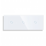 Trivietis vienpolis sensorinis jungiklio dangtelis Feelspot, baltas