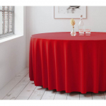 Apvali staltiesė Raudona D290