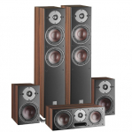 Namų kino rinkinys 5.0 DALI OBERON 5/1/VOKAL, juoda/ruda
